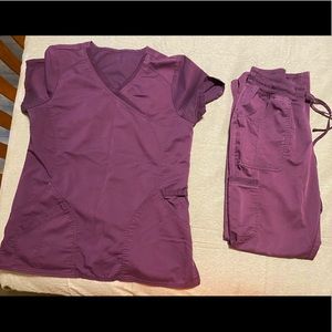 Scrub Star Scrub Set Purple